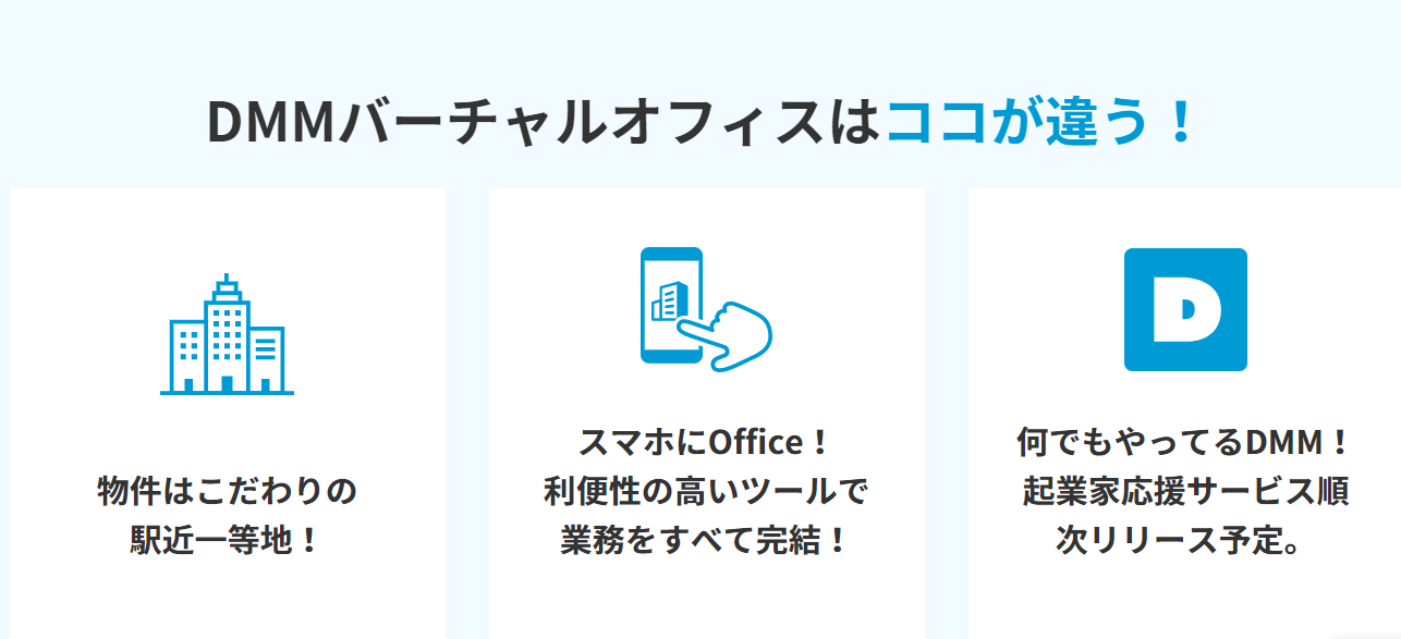 バーチャルオフィス DMMバーチャルオフィス 銀座